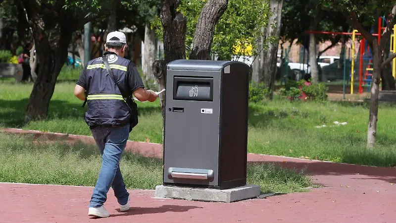 Nuevos botes de basura electrónicos en la ciudad de Durango
